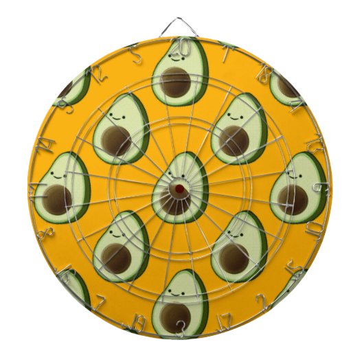 Avocado Pattern Dartbord (Voorkant)