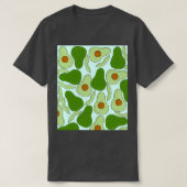 Avocado Pattern in Green T-shirt (Design voorkant)