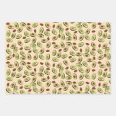 Avocado Pattern Inpakpapier Vel (Voorkant 3)