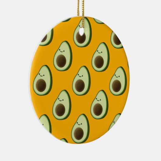 Avocado Pattern Keramisch Ornament (Rechts)