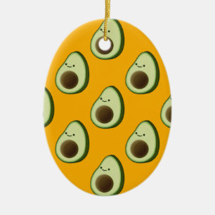 Avocado Pattern Keramisch Ornament