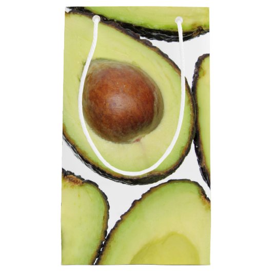 Avocado Pattern Klein Cadeauzakje (Voorkant)