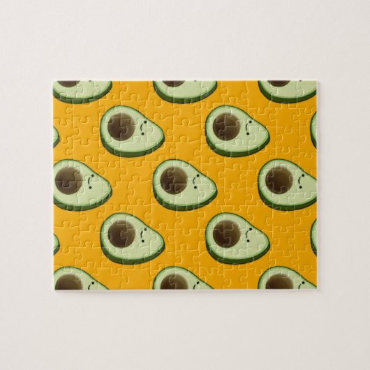 Avocado Pattern Legpuzzel (Horizontaal)