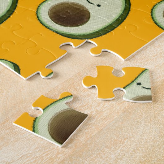 Avocado Pattern Legpuzzel (Zijkant)