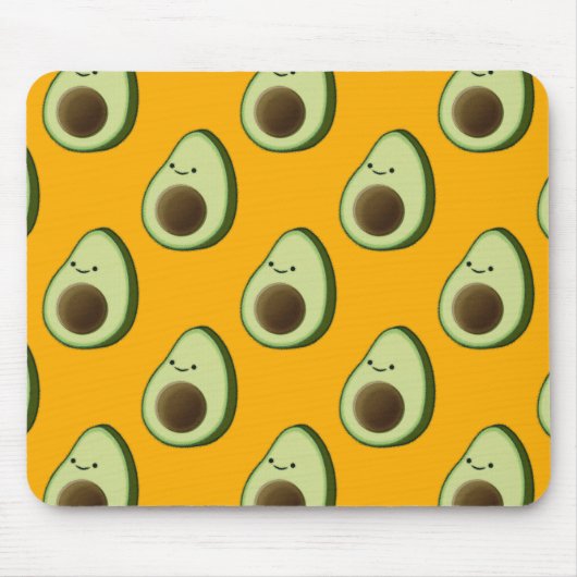 Avocado Pattern Muismat (Voorkant)