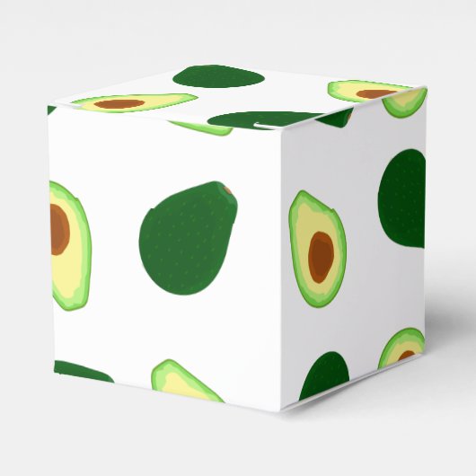 Avocado Pattern Print Favor Box Bedankdoosjes (Voorkant Zijde)
