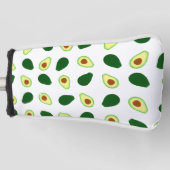 Avocado Pattern Print Golfheadcover (Voorkant)