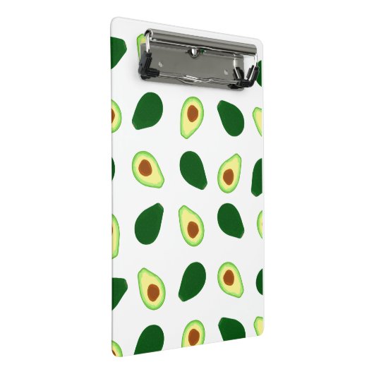 Avocado Pattern Print Mini Clipboard Klembord (Schuin)