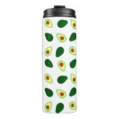 Avocado Pattern Printed Thermal Tumbler Thermosbeker (Voorkant)