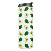 Avocado Pattern Printed Thermal Tumbler Thermosbeker (Gedraaid links)