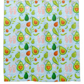 Avocado Pattern Shower Curtain Douchegordijn (Voorkant)