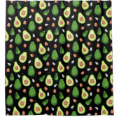 Avocado Pattern Shower Curtain Douchegordijn (Voorkant)