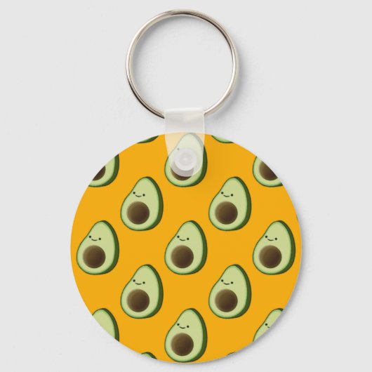 Avocado Pattern Sleutelhanger (Voorkant)
