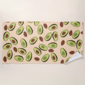 Avocado Pattern Strandlaken (Voorkant)