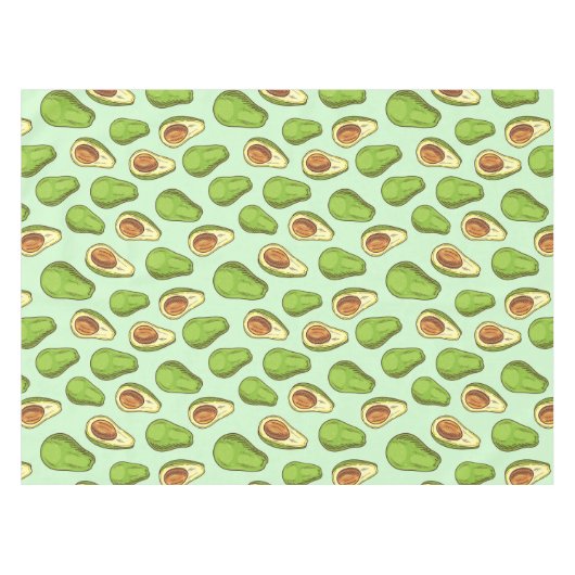 Avocado Pattern Tafelkleed (Voorkant (Horizontaal))