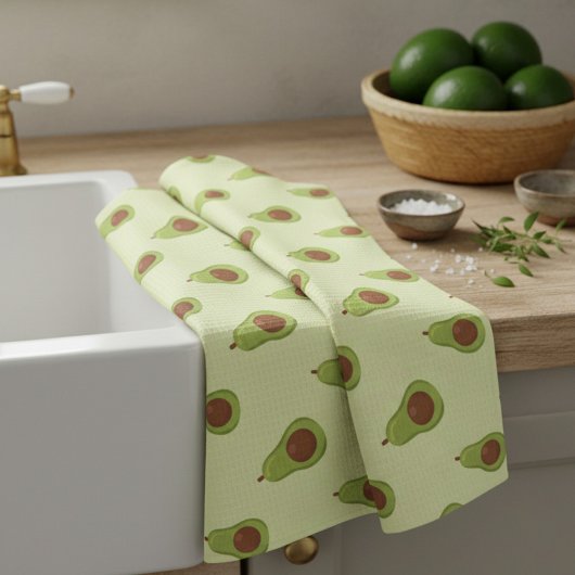 Avocado Pattern Theedoek
