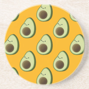 Avocado Pattern Zandsteen Onderzetter