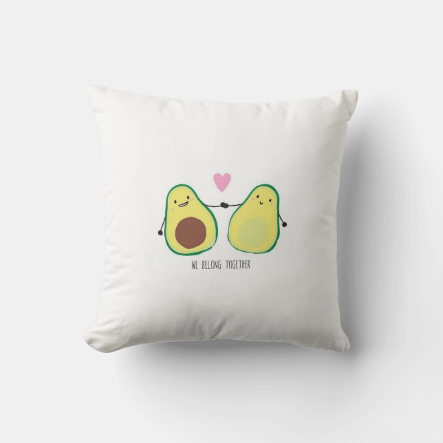Avocado Pillow Kussen (Voorkant)