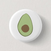 Avocado Pin Ronde Button 3,2 Cm (Voorkant)