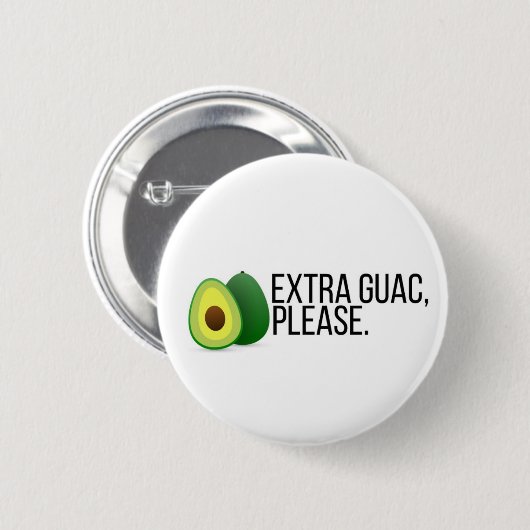 Avocado Pin Ronde Button 5,7 Cm (Voorkant /achterkant)
