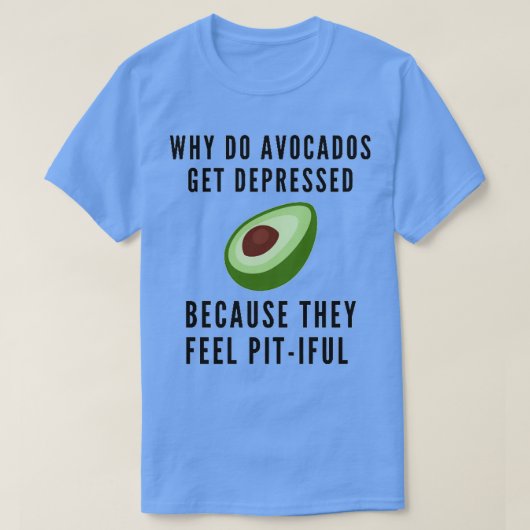 Avocado Pit Joke T-shirt (Design voorkant)