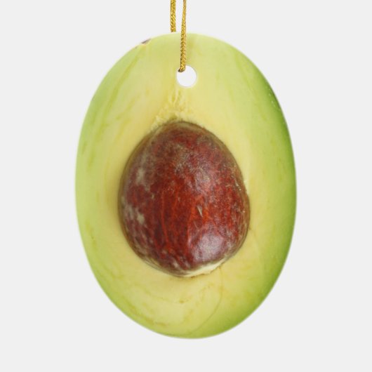 Avocado Pit Ornament (Achterkant)