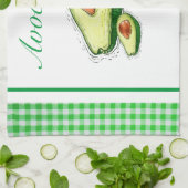 Avocado plaid Kitchen Towels Theedoek (Gevouwen)