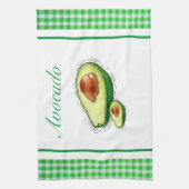 Avocado plaid Kitchen Towels Theedoek (Verticaal)