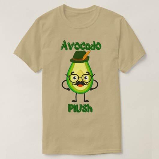 Avocado Plush 6 T-shirt (Design voorkant)