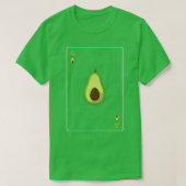 Avocado Poke Emoji T-shirt (Design voorkant)