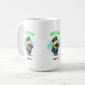 avocado-politie koffiemok (Voorkant links)