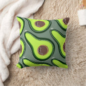 🥑 Avocado Pop Art – Fresh & Fun Pattern 🥑 Kussen (Deken)