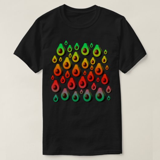 avocado popart 5 t-shirt (Design voorkant)