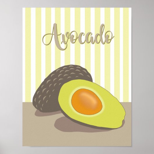 Avocado poster (Voorkant)