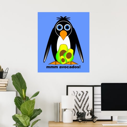 avocado poster (Thuiskantoor)