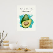 Avocado Poster (Keuken)