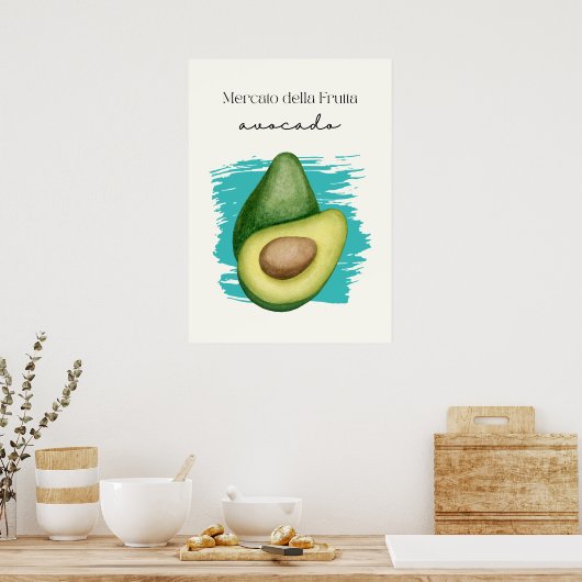 Avocado Poster (Keuken)