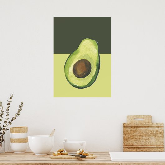 Avocado Poster (Keuken)