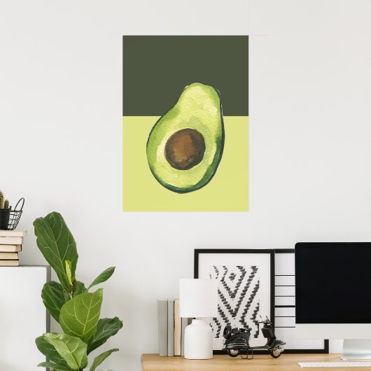 Avocado Poster (Thuiskantoor)
