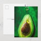 avocado, postkruising briefkaart (Voorkant / Achterkant)