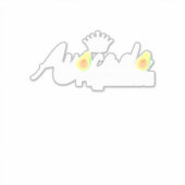 Avocado Princess Sticker (Voorkant)