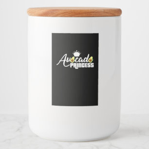 Avocado Princess Voedselcontainer Etiket
