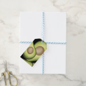 Avocado print cadeaublaadje cadeaulabel (Met Touw)