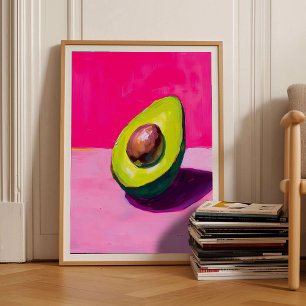 Avocado Print Eclectische Print Maximalistische Pr