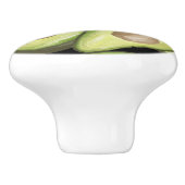 "Avocado" Print Keramische Knop (Zijkant)