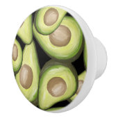 "Avocado" Print Keramische Knop (Rechts)