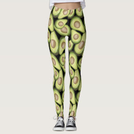 "Avocado" Print Leggings
