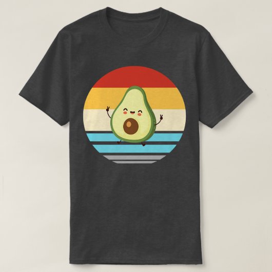 Avocado pyjama vegan avocado t-shirt (Design voorkant)