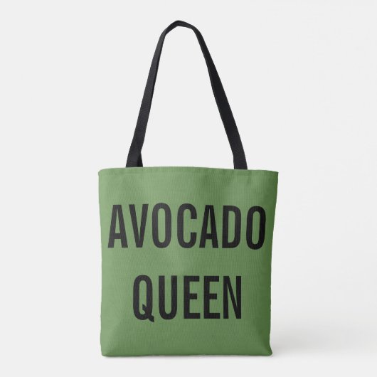 Avocado Queen Bag Tote Bag (Achterkant)