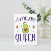 Avocado Queen Briefkaart (Staand voorkant)